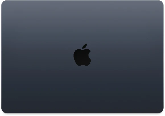 Ноутбук Apple MacBook Air A3241 M4 10 core 16Gb SSD256Gb/10 core GPU 15.3" Liquid Retina (2880x1864) macOS midnight WiFi BT Cam (MW1L3LL/A)