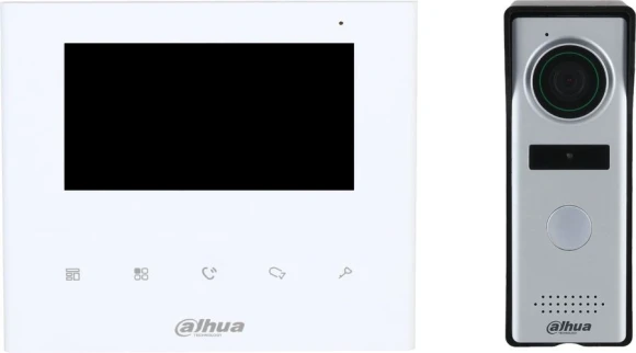 Комплект домофона Dahua DHI-KTA04 белый Комплект домофона Dahua DHI-KTA04 белый