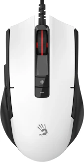 Мышь A4Tech Bloody ES7 белый оптическая 6000dpi USB 8but (ES7 PANDA WHITE)