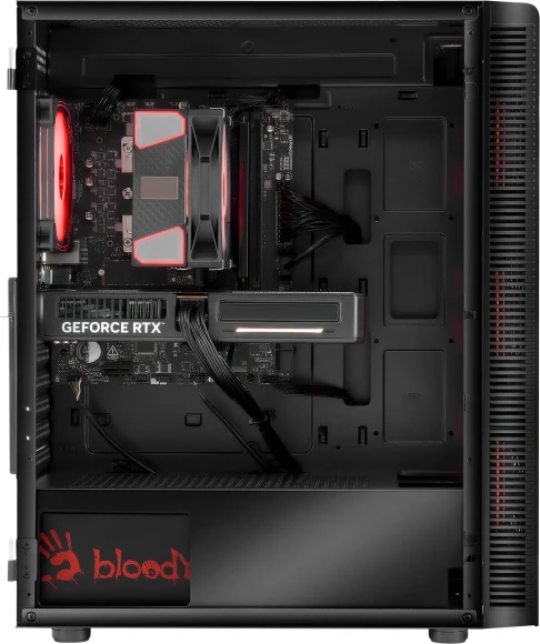 ПК Bloody BD-PC CB76T2 TWR i5 14400F (2.5) 32Gb SSD1Tb RTX5060 8Gb Windows 11 Home 64 2.5xGbitEth 650W черный (RUS) (2141962)