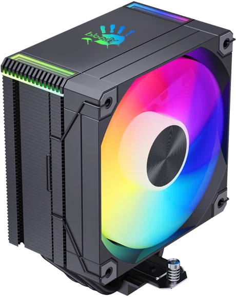 Устройство охлаждения(кулер) Bloody AC-12 ARGB Soc-AM5/AM4/1200/1700/1851 черный 4-pin 14-26dB Al+Cu 230W 582gr Ret (AC-12-ARGB230-BK)