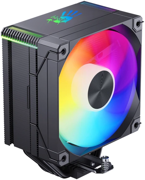 Устройство охлаждения(кулер) Bloody AC-12 ARGB Soc-AM5/AM4/1200/1700/1851 черный 4-pin 14-26dB Al+Cu 230W 582gr Ret (AC-12-ARGB230-BK)