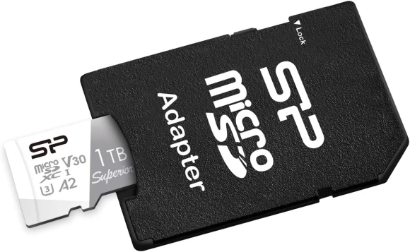 Флеш карта microSDXC 1TB Silicon Power SP001TBSTXDA2V20SP Superior + adapter