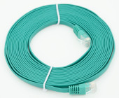 Патч-корд Flat cat.5E stranded molded 5м зеленый RJ-45 (m)-RJ-45 (m) (упак.:1шт) Патч-корд Flat cat.5E stranded molded 5м зеленый RJ-45 (m)-RJ-45 (m) (упак.:1шт)