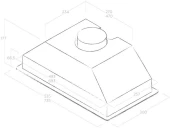 Вытяжка встраиваемая Elica Era S IX/A/52 нержавеющая сталь управление: поворотные переключатели (1 мотор) Вытяжка встраиваемая Elica Era S IX/A/52 нержавеющая сталь управление: поворотные переключатели (1 мотор)