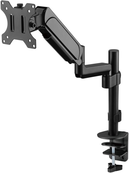 Кронштейн для мониторов ЖК Digma D-MM201 черный 17"-32" макс.9кг крепление к столешнице поворот и наклон Кронштейн для мониторов ЖК Digma D-MM201 черный 17"-32" макс.9кг крепление к столешнице поворот и наклон