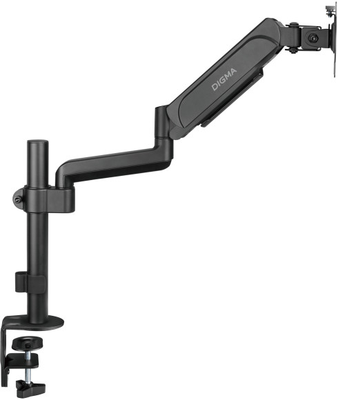 Кронштейн для мониторов ЖК Digma D-MM201 черный 17"-32" макс.9кг крепление к столешнице поворот и наклон Кронштейн для мониторов ЖК Digma D-MM201 черный 17"-32" макс.9кг крепление к столешнице поворот и наклон
