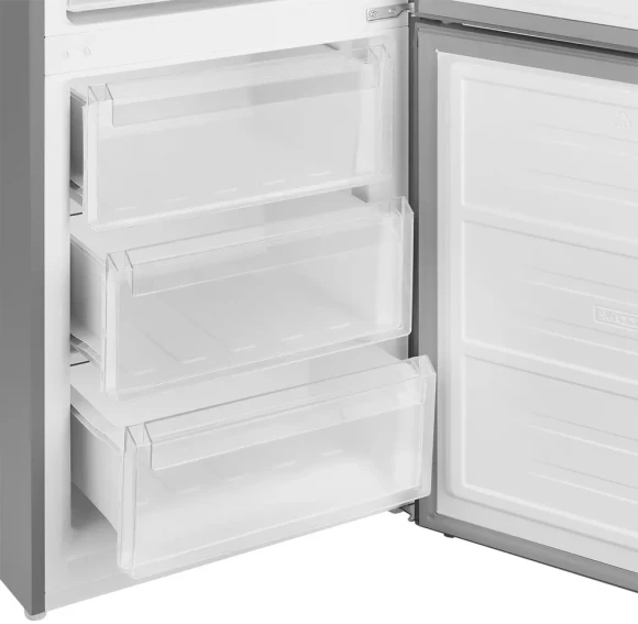 Холодильник Weissgauff WRK 2000 Total NoFrost Inverter Inox 2-хкамерн. нержавеющая сталь инвертер