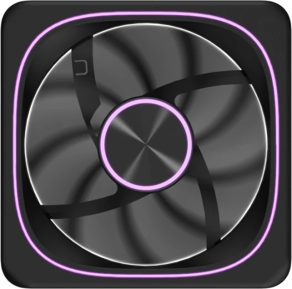 Вентилятор для корпуса Formula Air Fusion 1 BK ARGB 120х120x28 черный 4-pin 29.93дБ Ret