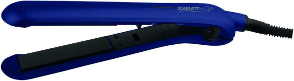Выпрямитель Scarlett SC-HS60600 30Вт синий/черный макс.темп.:220С покрытие:керамическое (HS60600)
