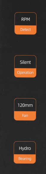 Вентилятор для корпуса ID-Cooling FL-12025K 120х120x25 черный 3-pin 21дБ Ret