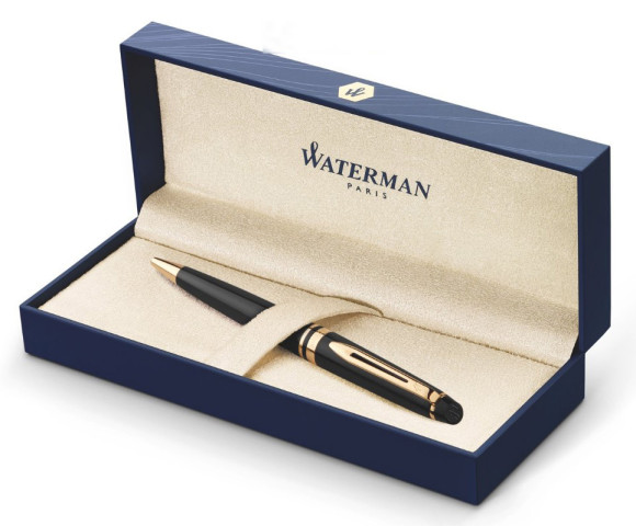 Ручка шариков. Waterman Expert 3 (S0951700) Black Laque GT M син. черн. подар.кор. Ручка шариков. Waterman Expert 3 (S0951700) Black Laque GT M син. черн. подар.кор.