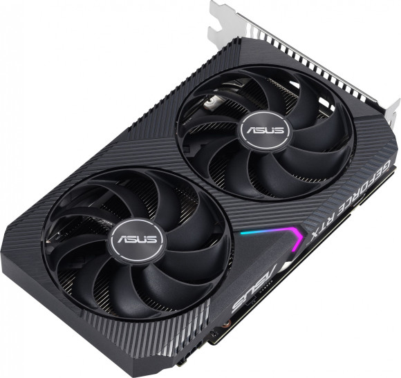 Видеокарта Asus PCI-E 4.0 DUAL-RTX3050-O8G-V2 NVIDIA GeForce RTX 3050 8Gb 128bit GDDR6 1822/14000 DVIx1 HDMIx1 DPx1 HDCP Ret