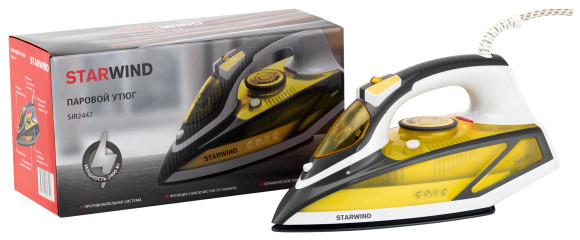 Утюг Starwind SIR2447 2400Вт желтый/серый Утюг Starwind SIR2447 2400Вт желтый/серый