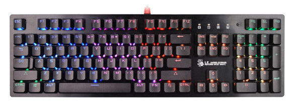 Клавиатура A4Tech Bloody B820R механическая черный USB for gamer LED (B820R BLACK (RED SWITCH)) Клавиатура A4Tech Bloody B820R механическая черный USB for gamer LED (B820R BLACK (RED SWITCH))
