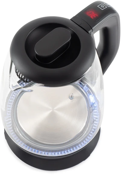Чайник электрический Starwind SKS3036 1.7л. 2200Вт черный корпус: стекло