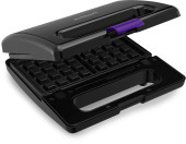 Вафельница Kitfort КТ-3611 800Вт черный/фиолетовый Вафельница Kitfort КТ-3611 800Вт черный/фиолетовый