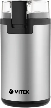 Кофемолка Vitek VT-8370 300Вт сист.помол.:ротац.нож вместим.:80гр стальной Кофемолка Vitek VT-8370 300Вт сист.помол.:ротац.нож вместим.:80гр стальной