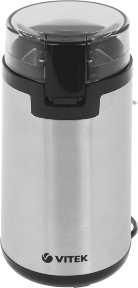 Кофемолка Vitek VT-8370 300Вт сист.помол.:ротац.нож вместим.:80гр стальной Кофемолка Vitek VT-8370 300Вт сист.помол.:ротац.нож вместим.:80гр стальной