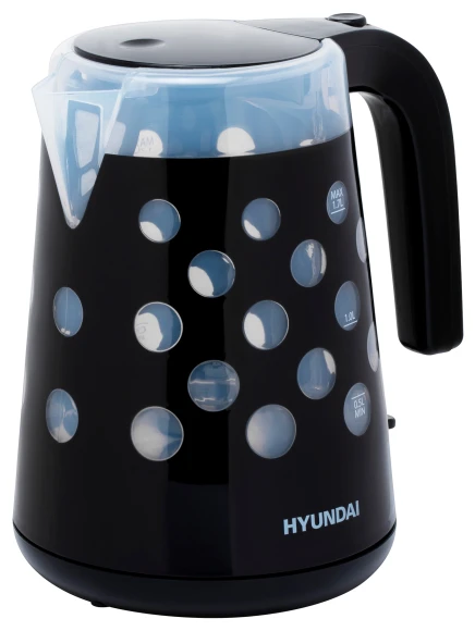 Чайник электрический Hyundai HYK-G2012 1.7л. 2000Вт черный/прозрачный корпус: пластик Чайник электрический Hyundai HYK-G2012 1.7л. 2000Вт черный/прозрачный корпус: пластик
