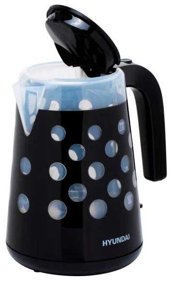 Чайник электрический Hyundai HYK-G2012 1.7л. 2000Вт черный/прозрачный корпус: пластик Чайник электрический Hyundai HYK-G2012 1.7л. 2000Вт черный/прозрачный корпус: пластик
