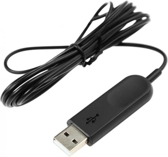 Наушники с микрофоном Logitech H340 черный 1.8м накладные USB оголовье (981-000509)