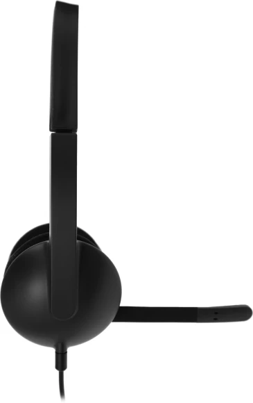 Наушники с микрофоном Logitech H340 черный 1.8м накладные USB оголовье (981-000509)