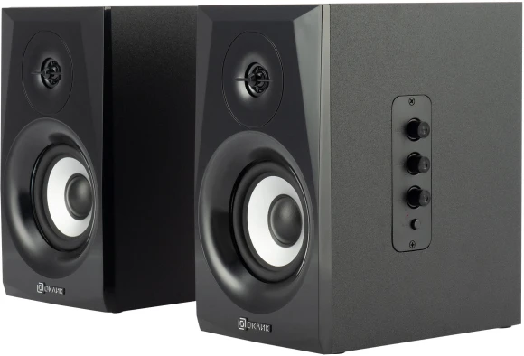 Колонки Оклик OK-166 BT 2.0 черный 40Вт BT