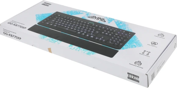 Клавиатура GMNG GG-KB770XP механическая черный USB Multimedia for gamer LED (подставка для запястий) (1901099) Клавиатура GMNG GG-KB770XP механическая черный USB Multimedia for gamer LED (подставка для запястий) (1901099)