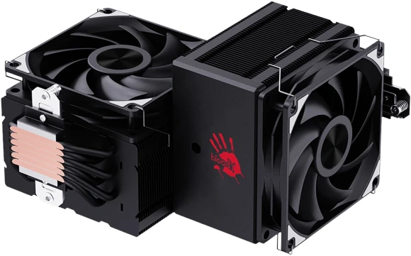 Устройство охлаждения(кулер) Bloody AC-13 Soc-AM5/AM4/1200/1700/1851 черный 4-pin 14-26dB Al+Cu 250W 651gr Ret (AC-13-250-BK)