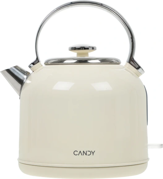 Чайник электрический Candy CK-300 1.8л. 2200Вт белый корпус: Металл/стекло/пластик (QA00A0M00RU)