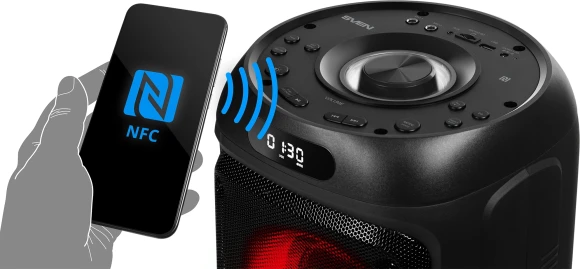 Колонка порт. Sven AC PS-770 черный 100W 1.0 BT/3.5Jack 10м 4400mAh (АС PS-770) Колонка порт. Sven AC PS-770 черный 100W 1.0 BT/3.5Jack 10м 4400mAh (АС PS-770)