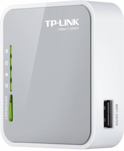 Роутер беспроводной TP-Link TL-MR3020 N300 10/100BASE-TX/4G ready белый Роутер беспроводной TP-Link TL-MR3020 N300 10/100BASE-TX/4G ready белый