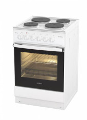 Плита Электрическая Darina 1B EM 341 406 W белый/черный эмаль (без крышки)