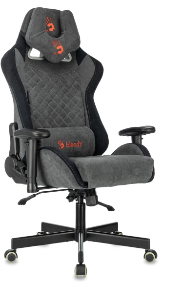 Кресло игровое A4Tech Bloody GC-560 черный Formula 999 искусственная замша с подголов. крестов. металл