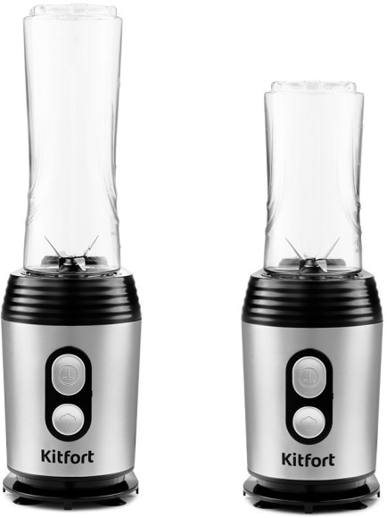 Блендер стационарный Kitfort КТ-3042 350Вт черный/серебристый Блендер стационарный Kitfort КТ-3042 350Вт черный/серебристый