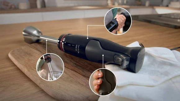 Блендер погружной Bosch MSM4B670 1000Вт черный Блендер погружной Bosch MSM4B670 1000Вт черный