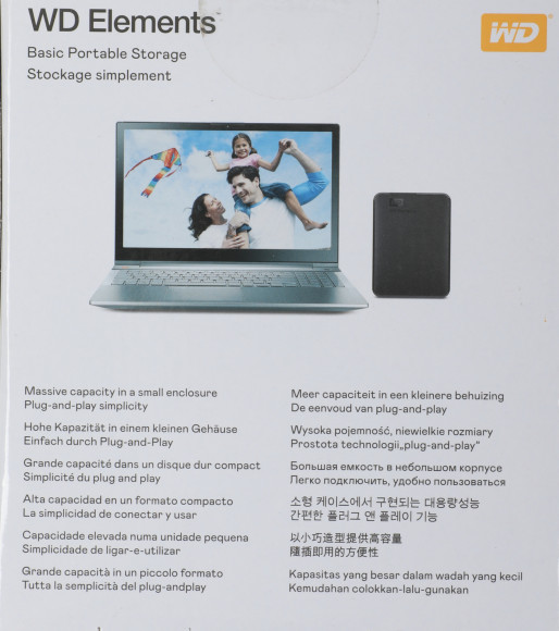 Жесткий диск WD USB3.0 4TB WDBU6Y0040BBK-WESN Elements Portable 2.5" черный Жесткий диск WD USB3.0 4TB WDBU6Y0040BBK-WESN Elements Portable 2.5" черный