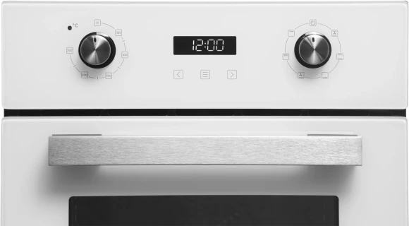 Духовой шкаф Электрический Hyundai HEO 45411 WG белый стекло/серебристый