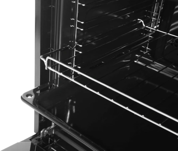 Духовой шкаф Электрический Hyundai HEO 45411 WG белый стекло/серебристый