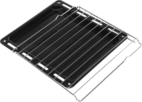 Духовой шкаф Электрический Hyundai HEO 45411 WG белый стекло/серебристый