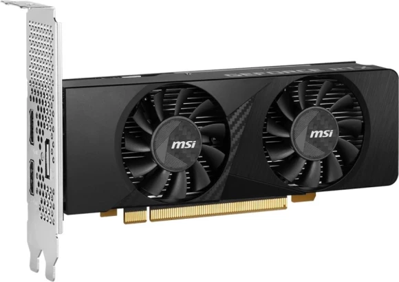 Видеокарта MSI PCI-E 4.0 RTX 3050 LP 6G NVIDIA GeForce RTX 3050 6Gb 96bit GDDR6 1470/14000 HDMIx2 DPx1 HDCP Ret low profile Видеокарта MSI PCI-E 4.0 RTX 3050 LP 6G NVIDIA GeForce RTX 3050 6Gb 96bit GDDR6 1470/14000 HDMIx2 DPx1 HDCP Ret low profile