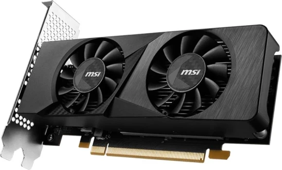 Видеокарта MSI PCI-E 4.0 RTX 3050 LP 6G NVIDIA GeForce RTX 3050 6Gb 96bit GDDR6 1470/14000 HDMIx2 DPx1 HDCP Ret low profile Видеокарта MSI PCI-E 4.0 RTX 3050 LP 6G NVIDIA GeForce RTX 3050 6Gb 96bit GDDR6 1470/14000 HDMIx2 DPx1 HDCP Ret low profile