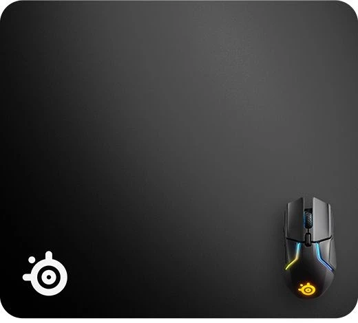 Коврик для мыши Steelseries QcK+ Большой черный 450x400x2мм (63003)
