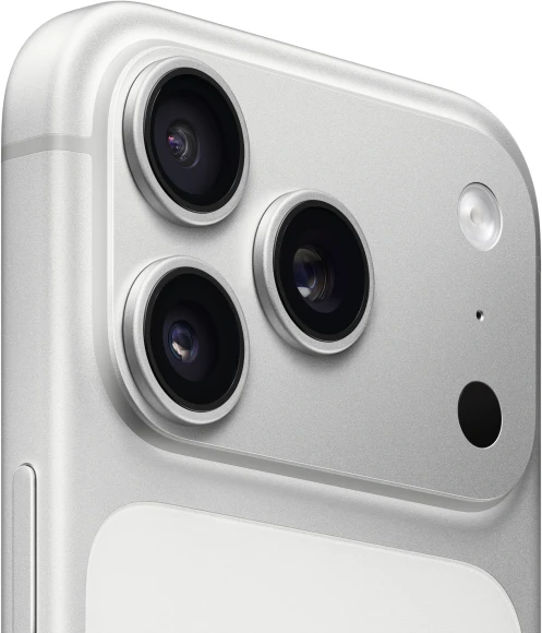Смартфон Apple A3523 iPhone 17 Pro 512Gb 12Gb серебристый моноблок 3G 4G 1Sim 6.3" 1206x2622 iOS 26 48Mpix 802.11 a/b/g/n/ac/ax/be NFC GPS Protect