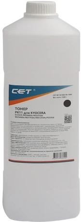 Тонер Cet PK11 CET8857B-1000 черный бутылка 1000гр. для принтера TASKalfa 3212i/2201/2200/1801/1800
