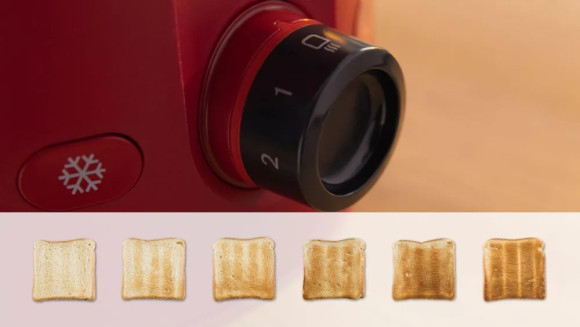 Тостер Bosch TAT2M124 950Вт красный