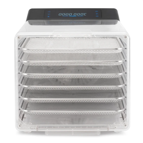 Сушка для фруктов и овощей Hyundai HYFD-8800 12под. 600Вт черный