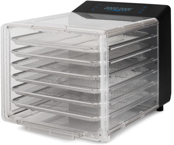 Сушка для фруктов и овощей Hyundai HYFD-8800 12под. 600Вт черный