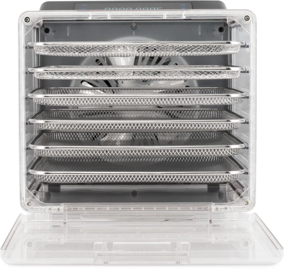 Сушка для фруктов и овощей Hyundai HYFD-8800 12под. 600Вт черный